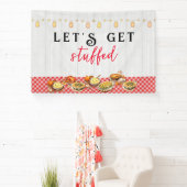 Türkei Day Friendsgiving Erntedank Dinner Banner (InSitu)