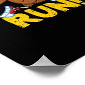 Türkei, die einen Niedlichen Erntedank-Run für Kos Poster (Ecke)