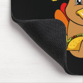 Türkei Eating Taco Erntedank Day Mexiko Food F Mousepad (Ecke)