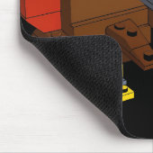 Türkei Erntedank Block Brick Gebäude Master Bu Mousepad (Ecke)