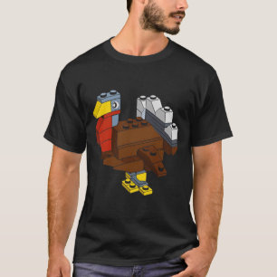 Türkei Erntedank Block Brick Gebäude Master Bu T-Shirt