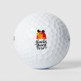 Türkei Erntedank Crew lustig niedlicher Golfer Golfball