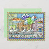 TÜRKEI ERNTEDANK DAY PARADE, HELIUMBALLOONS POSTKARTE (Vorne/Hinten)