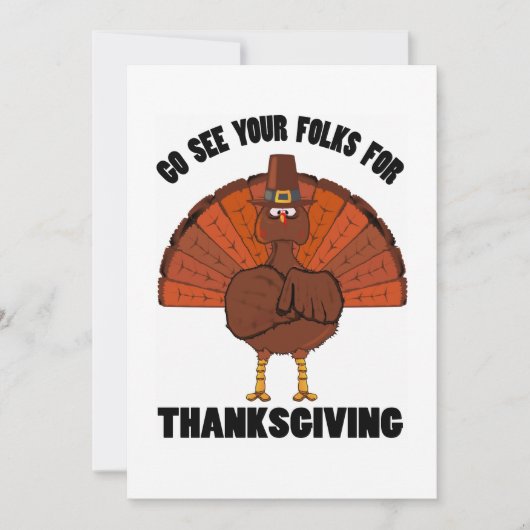 Türkei Erntedank Einladung (Vorderseite)