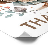 Türkei Erntedank Holiday Poster (Ecke)