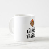 Türkei Erntedank Kaffee Tasse - Feierlicher Fall (Vorderseite Links)