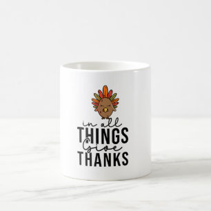 Türkei Erntedank Kaffee Tasse - Feierlicher Fall