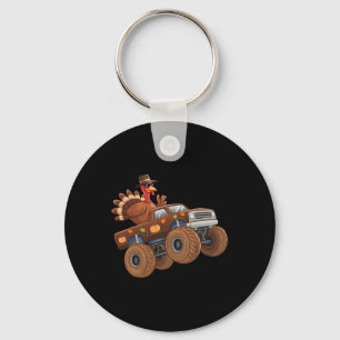 Türkei Erntedank Reiten Monster Truck Boys Kinder Schlüsselanhänger