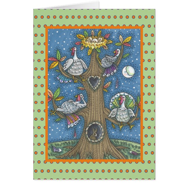 TÜRKEI ERNTEDANK SPASS GREETCARD Leere (Vorne)