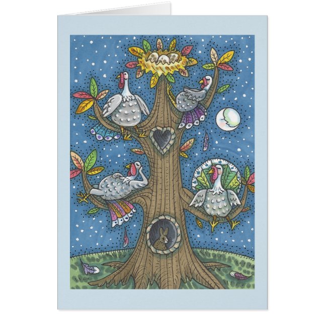 TÜRKEI ERNTEDANK SPASS GREETCARD Leere (Vorne)