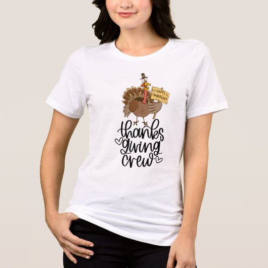 Türkei Erntedank T - Shirt - Niedlich & Fun Design (Vorderseite)