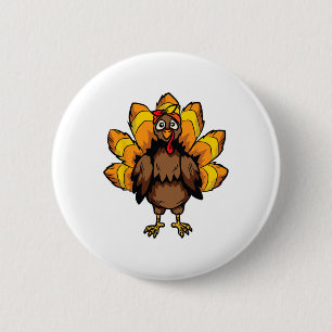Türkei Erntedank Tag Niedlich Herbst Herbst Button