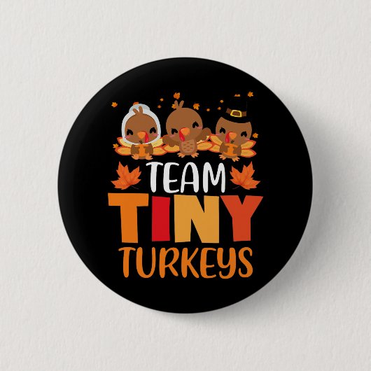 Türkei Erntedank Team-Tiny Trukeys Nurse Fall N Button (Vorderseite)