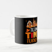 Türkei Erntedank Team-Tiny Trukeys Nurse Fall N Kaffeetasse (Vorderseite Links)