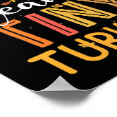 Türkei Erntedank Team Tiny Turkeys Nurfall N Poster (Ecke)