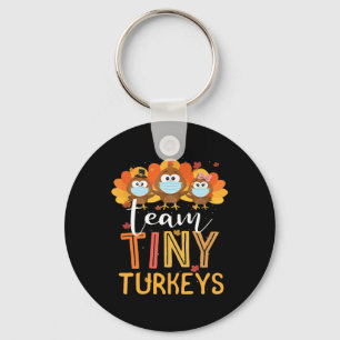 Türkei Erntedank Team Tiny Turkeys Nurfall N Schlüsselanhänger