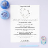 Türkei Erntedank Vegetarische Farbgeschichte Flyer (Einzeln)