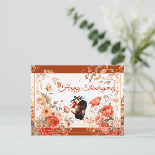 Türkei Erntedank wünscht Feiertagspostkarte (Stehend Vorderseite)