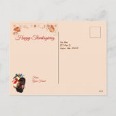 Türkei Erntedank wünscht Feiertagspostkarte (Rückseite)