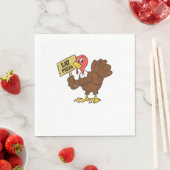 Türkei Ess Pizza Funny Erntedank Serviette (Beispiel)