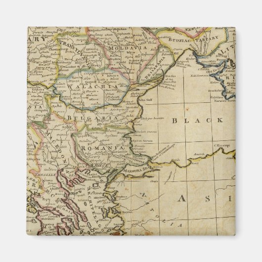 Türkei, Europa und Ungarn 2 Magnet (Vorne)