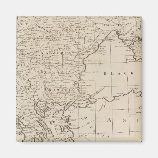 Türkei, Europa und Ungarn Magnet (Vorne)