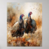 Türkei Farm Animal Art Print Poster (Vorne)