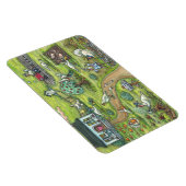 TÜRKEI FARM Gobble Gobble ERNTEDANK MAGNET Lge (Rechte Seite)