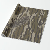 Türkei Feather Bottomland Camouflage Forest Camouf Geschenkpapier (Ungerollt)