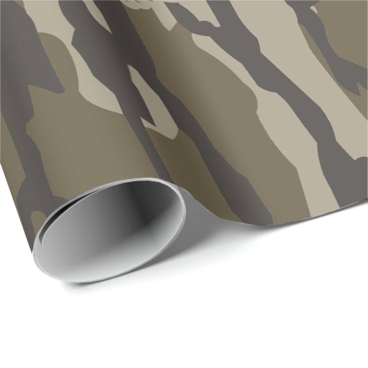 Türkei Feather Bottomland Camouflage Forest Camouf Geschenkpapier (Rolleneckpunkt)