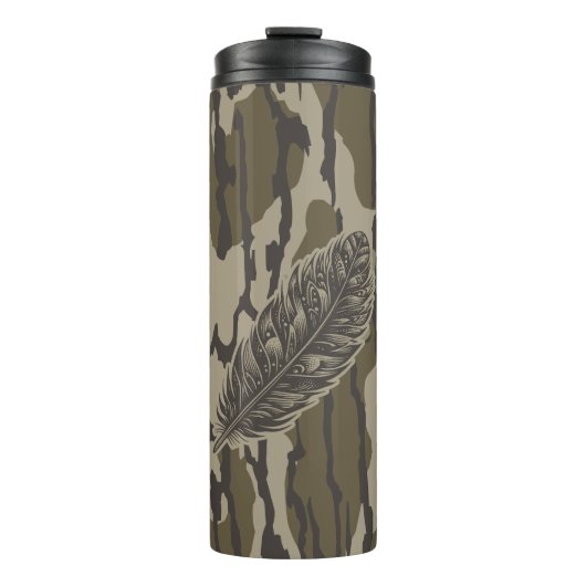 Türkei Feather Bottomland Camouflage Forest Camouf Thermosbecher (Vorderseite)