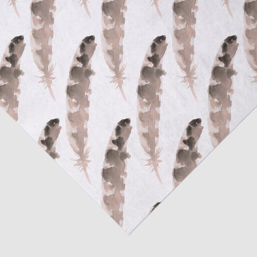 Türkei Feather Gemustert | Erntedank Seidenpapier (Ausschnitt)