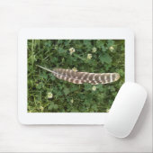 Türkei Feather in Clovers Mousepad (Mit Mouse)