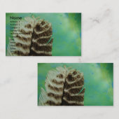 Türkei Feather Mixed Media Visitenkarte (Vorne/Hinten)