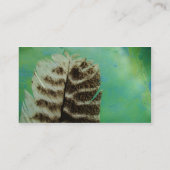 Türkei Feather Mixed Media Visitenkarte (Rückseite)