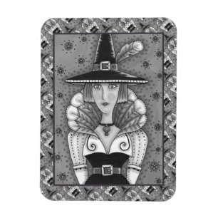 TÜRKEI FEATHER WITCH, EIN SALEM-ERNTEDANK, FOLG MAGNET