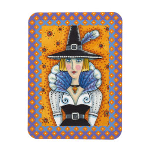 TÜRKEI FEATHER WITCH, EIN SALEM-ERNTEDANK, FOLG MAGNET
