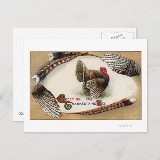 Türkei Feathers Postkarte (Vorne/Hinten)