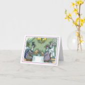 TÜRKEI FEINES ESSEN, ERNTEDANK VOR SPASS Leere Karte (Gelbe Blume)