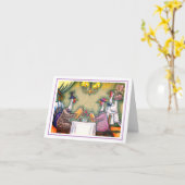 TÜRKEI FEINES ESSEN, ERNTEDANK VOR SPASS Leere Karte (Gelbe Blume)