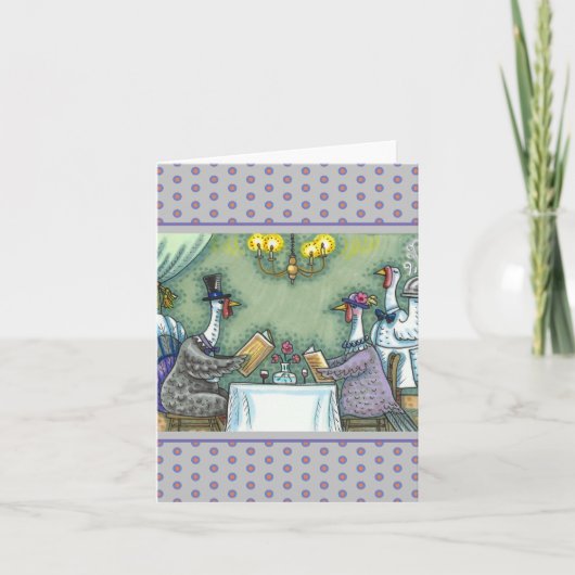 TÜRKEI FEINES ESSEN, ERNTEDANK VOR SPASS Leere Karte (Vorderseite)