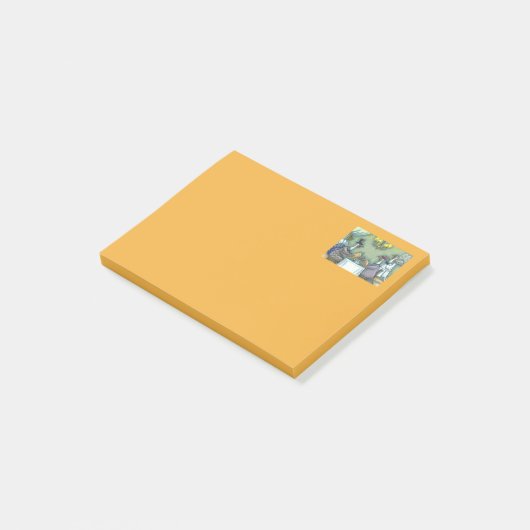 TÜRKEI, FEINSESSEN, ERNTEDANK BIRD SPASS POST-IT KLEBEZETTEL (angewinkelt)