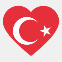 Türkei-Flag-Heftsticker