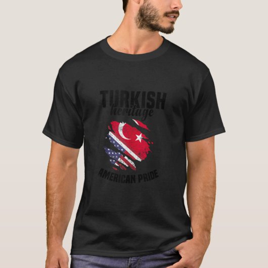 Türkei Flag Outfit American Fags US Uniform Turki T-Shirt (Vorderseite)