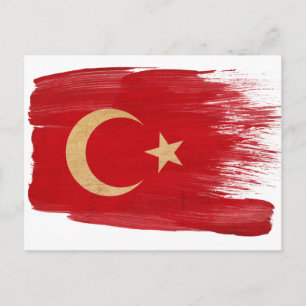 Türkei Flag Postkarten