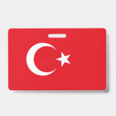 Türkei-Flagge Ausweis (Rückseite)
