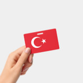 Türkei-Flagge Ausweis (Handheld)