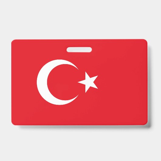 Türkei-Flagge Ausweis (Vorderseite)