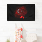 Türkei-Flagge Banner (Insitu)