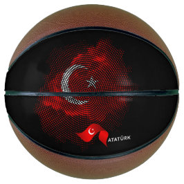 Türkei-Flagge Basketball